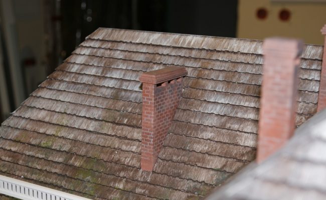 makieta Dom myśliwski z Białowieży widok na dach