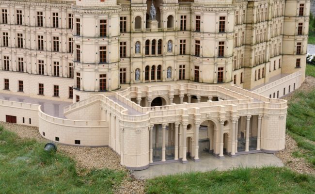 Brama główna miniatury zamku Schwerin