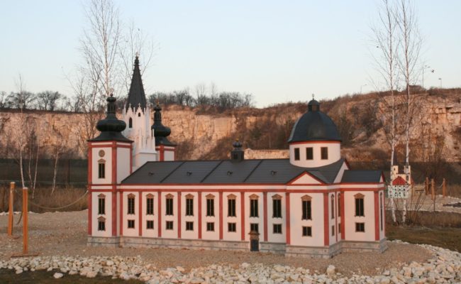 Park Miniatur Sakralnych Złota Góra – Bazylika z Mariazell makieta