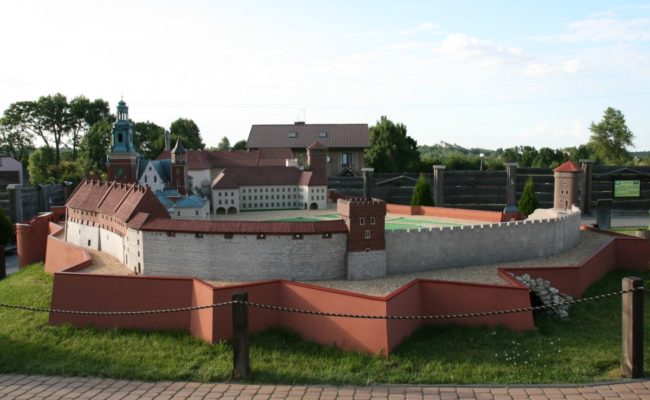 Zamek Królewski na Wawelu widok całości makiety Olczyk